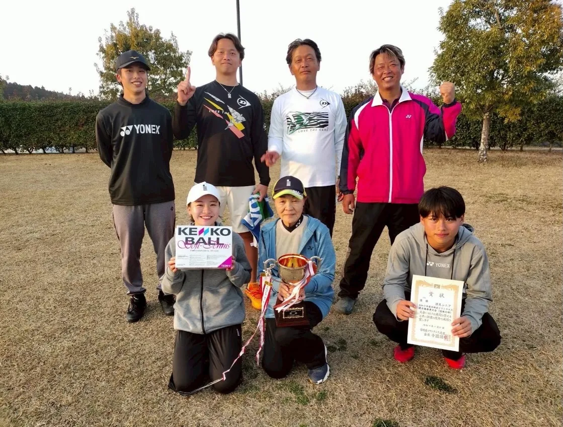 久しぶりにソフトテニスの試合🎾